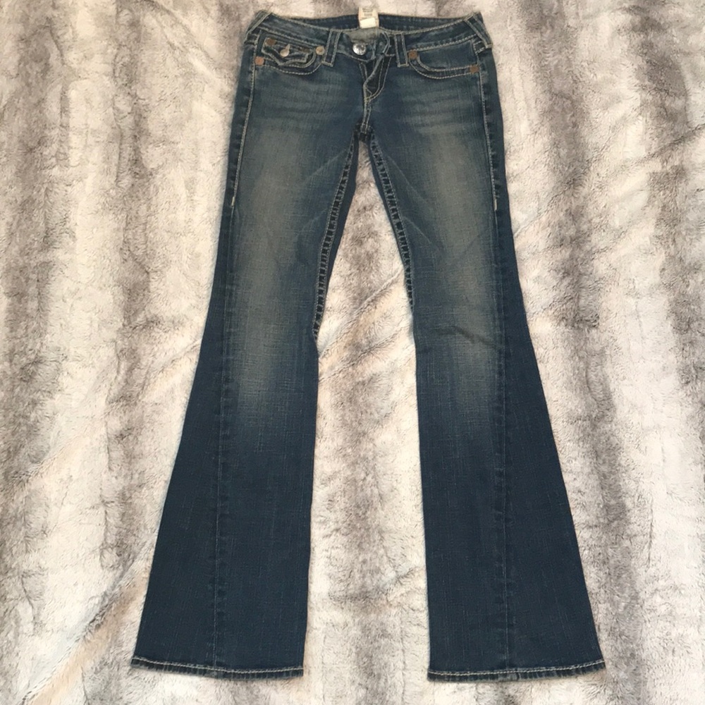True Religion Jeans with Stitching Detail